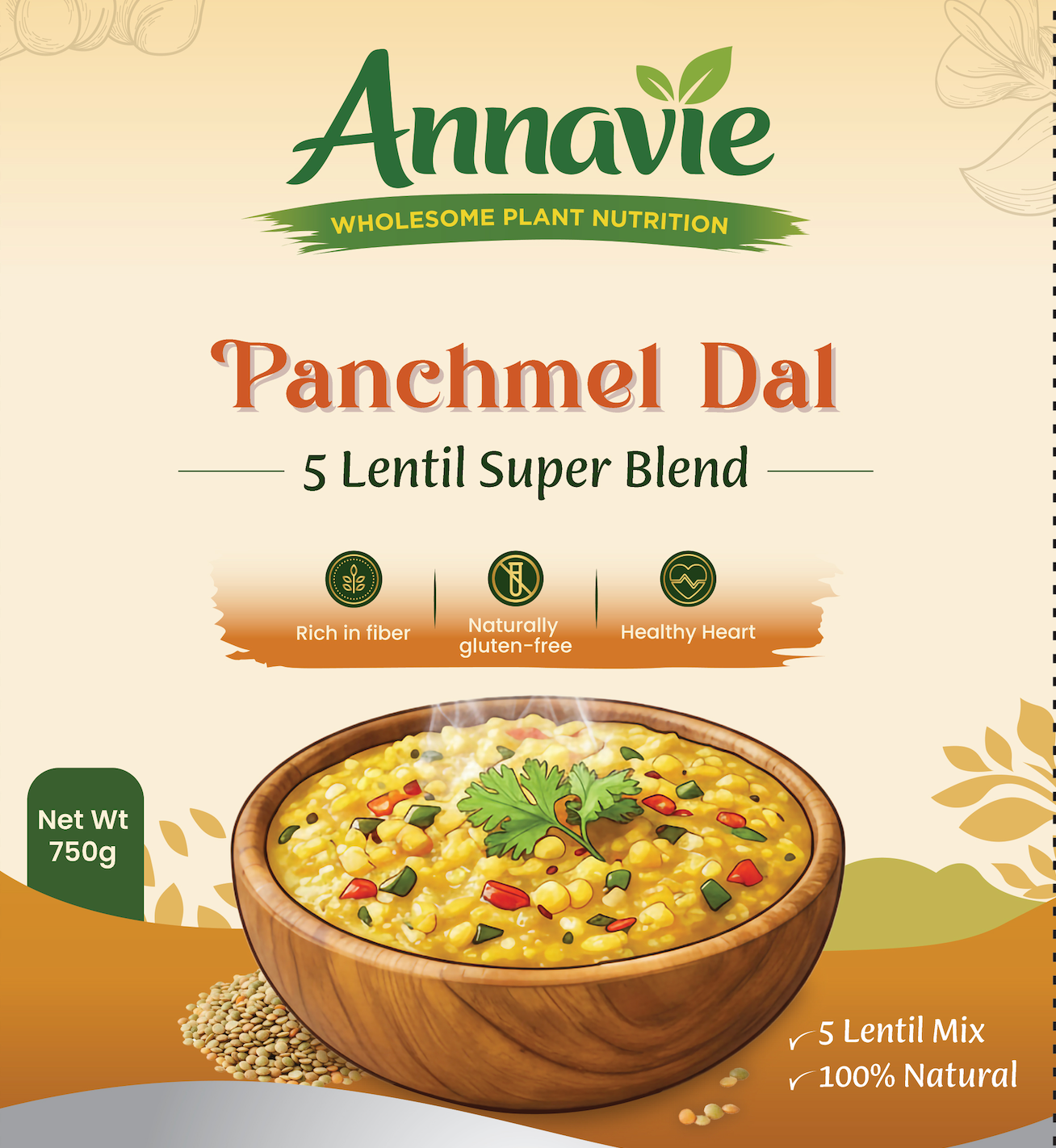 Panchmel Unpolished Mix Dal